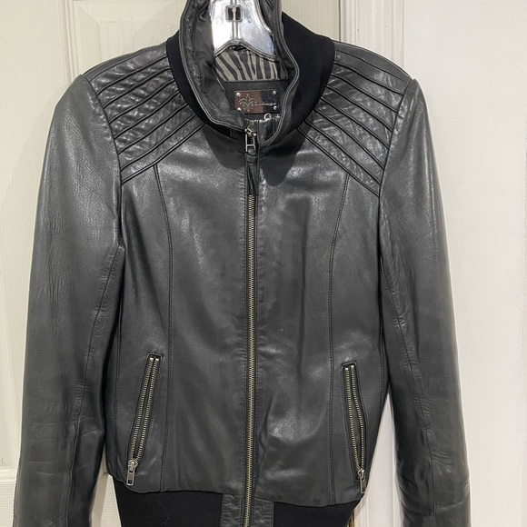 Mackage Leather Jacket - Picture 1 of 2